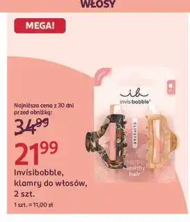 Klamry do włosów Invisibobble