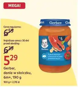 Rossmann Gerber, danie w słoiczku, 6m+, 190 g oferta
