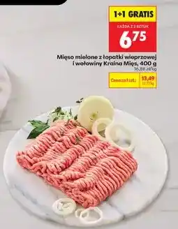 Biedronka Mięso mielone z łopatki wieprzowej i wołowiny Kraina Mięs oferta