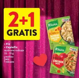 Intermarche Fix, Zapiefix KNORR wybrane rodzaje oferta
