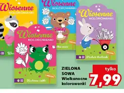 Kaufland Zielona Sowa Wielkanocne kolorowanki oferta