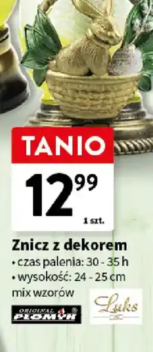 Intermarche Znicz z dekorem oferta