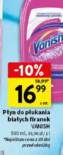 Intermarche Vanish płyn do płukania firanek oferta