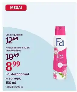 Rossmann Dezodorant w sprayu oferta