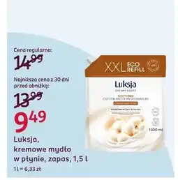 Rossmann Kremowe mydło w płynie, zapas oferta
