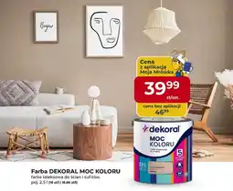 Mrówka Farba lateksowa do ścian i sufitów Moc Koloru oferta