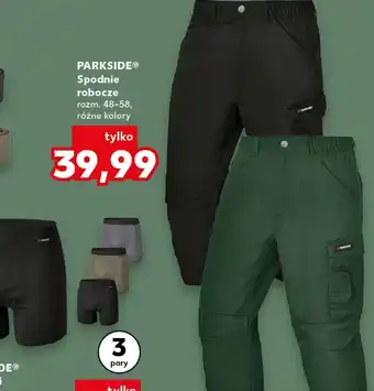 Kaufland Spodnie robocze Parkside oferta