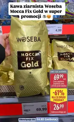 ALDI Kawa ziarnista Mocca Fix Gold oferta