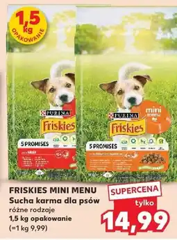 Kaufland Sucha karma dla psów różne rodzaje Mini Menu oferta