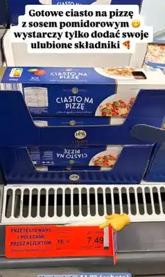 ALDI Ciasto na pizzę z sosem pomidorowym oferta