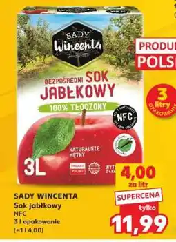 Kaufland SADY WINCENTA Sok jabłkowy NFC oferta