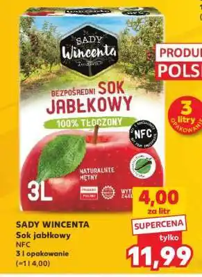 Kaufland SADY WINCENTA Sok jabłkowy NFC oferta