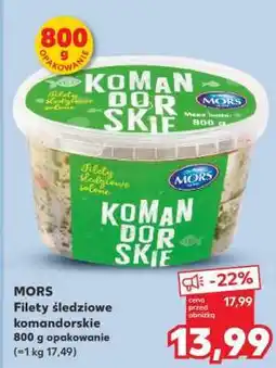 Kaufland MORS Filety śledziowe komandorskie oferta
