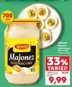 Kaufland WINIARY Majonez dekoracyjny 700 ml słoik oferta