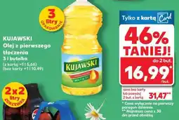 Kaufland KUJAWSKI Olej z pierwszego tłoczenia 3 l butelka oferta
