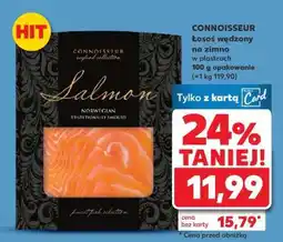 Kaufland CONNOISSEUR Łosoś wędzony na zimno oferta