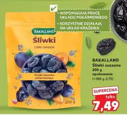 Kaufland BAKALLAND Śliwki suszone 200 g opakowanie oferta