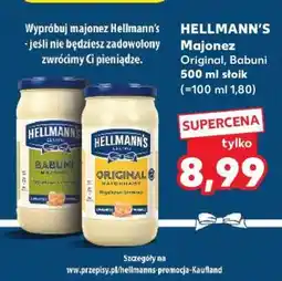 Kaufland HELLMANN’S Majonez Original, Babuni 500 ml stoik oferta