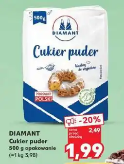 Kaufland DIAMANT Cukier puder 500 g opakowanie (=1 KG 3,98) oferta