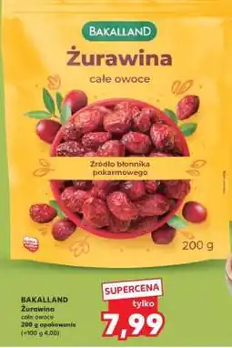 Kaufland BAKALLAND Żurawina całe owoce oferta