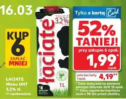 Kaufland ŁACIATE Mleko UHT 3,2% tł oferta