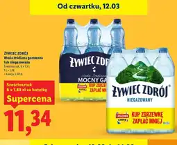 Lidl Woda źródlana gazowana lub niegazowana oferta