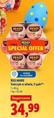 Lidl Tuńczyk w oliwie 7-pak oferta