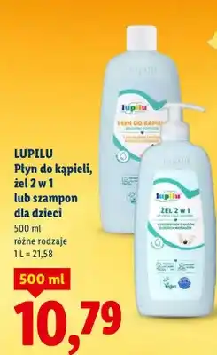 Lidl Płyn do kąpieli, żel 2 w 1 lub szampon dla dzieci oferta