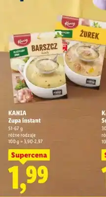 Lidl Zupa instant różne rodzaje oferta