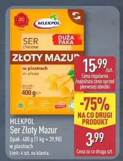 ALDI Ser Złoty Mazur oferta