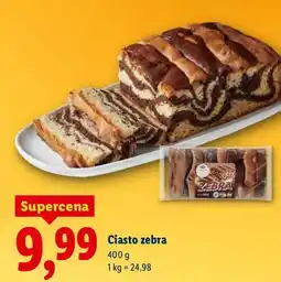 Lidl Ciasto zebra oferta