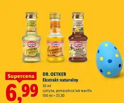 Lidl Ekstrakt naturalny cytryna, pomarańcza lub wanilia oferta