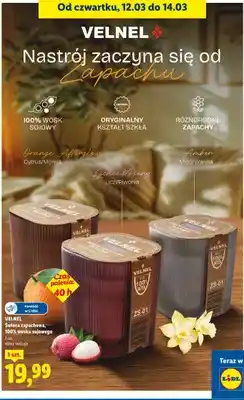 Lidl Świeca zapachowa, 100% wosku sojowego oferta