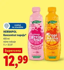 Lidl Koncentrat napoju różowe grejpfrut lub tropi kalna pomarańcza oferta