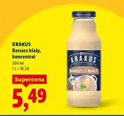 Lidl Barszcz biały koncentrat oferta