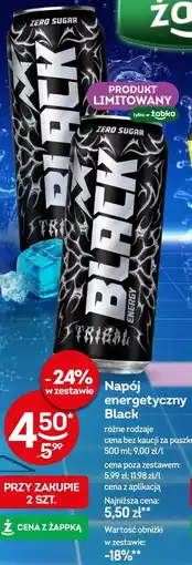 Żabka Napój energetyczny Black oferta