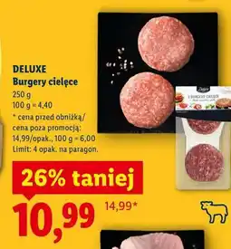 Lidl Burgery cielęce oferta