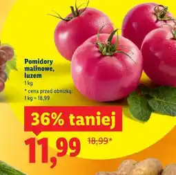 Lidl Pomidory malinowe, luzem oferta