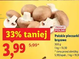 Lidl Polskie pieczarki brązowe oferta