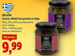 Lidl Czarne oliwki bez pestek w oleju oferta