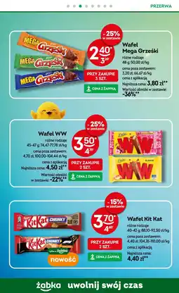 Żabka Wafel Mega Grześki oferta