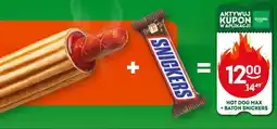 Żabka Hot Dog Max + Baton Snickers oferta