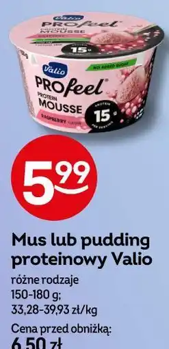 Żabka Mus lub pudding proteinowy Valio różne rodzaje oferta