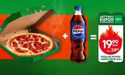 Żabka Pizza na wynos + Napój Pepsi 0,5 l oferta
