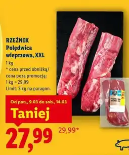 Lidl Polędwica wieprzowa, XXL oferta