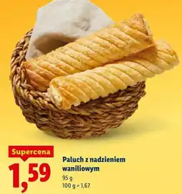 Lidl Paluch z nadzieniem waniliowym oferta