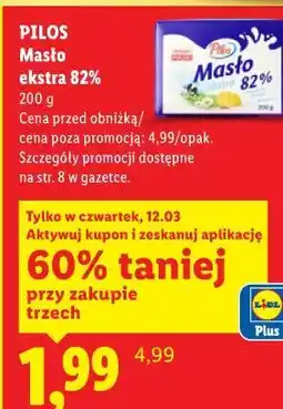 Lidl Masło ekstra 82% oferta