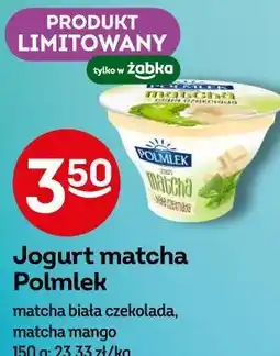 Żabka Jogurt matcha Polmlek oferta