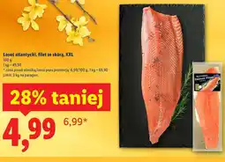 Lidl Łosoś atlantycki, filet ze skórą, XXL oferta