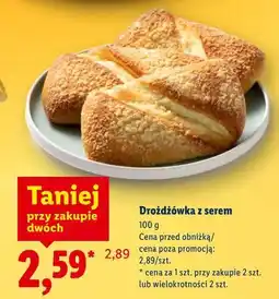 Lidl Drożdżówka z serem oferta